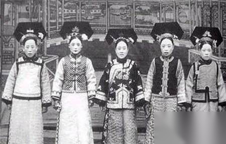 清朝宫女历史图片