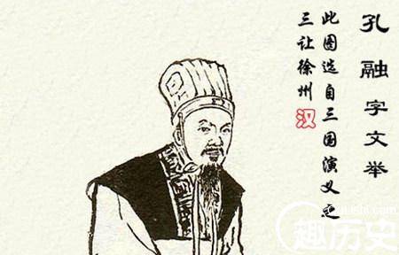 孔融历史图片