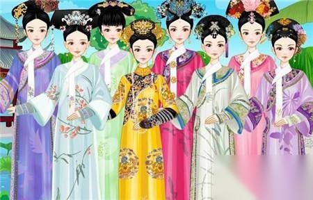 后宫妃子历史图片