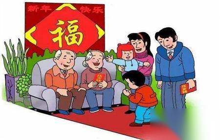 拜年历史图片
