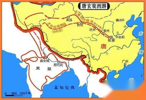 历史上真实的玄奘西游历史图片