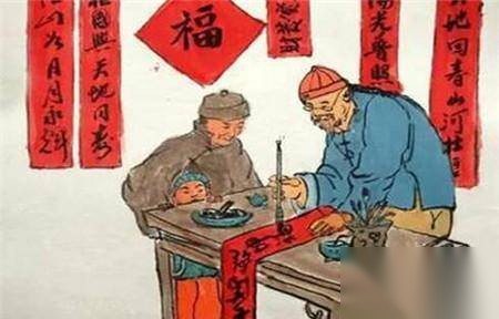 春联历史图片