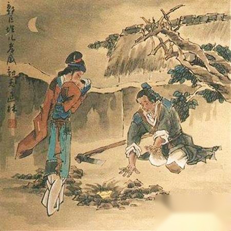 郭巨埋儿历史图片