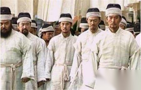 丧服为何都是白色的历史图片