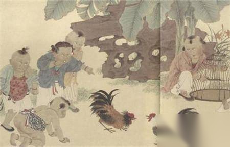 斗鸡历史图片