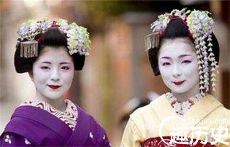 日本艺妓历史图片