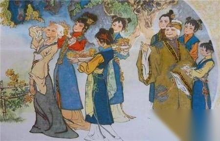 刘姥姥进贾府历史图片