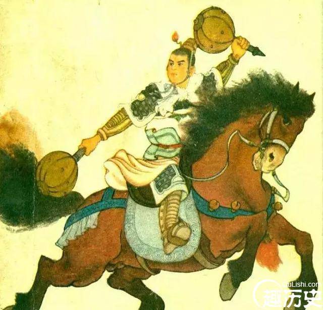 他乃岳家一小将历史图片