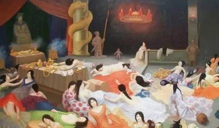 人殉制度历史图片