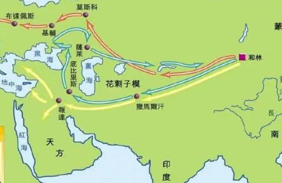 蒙古人西征历史图片