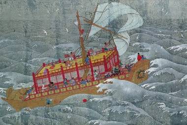 鉴真东渡历史图片