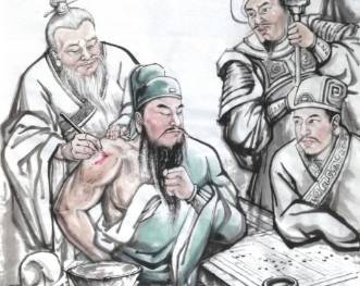 刮骨疗毒历史图片