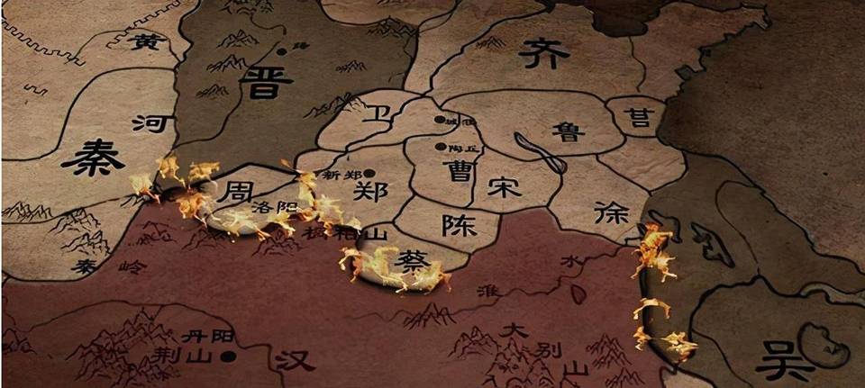 崤之战历史图片