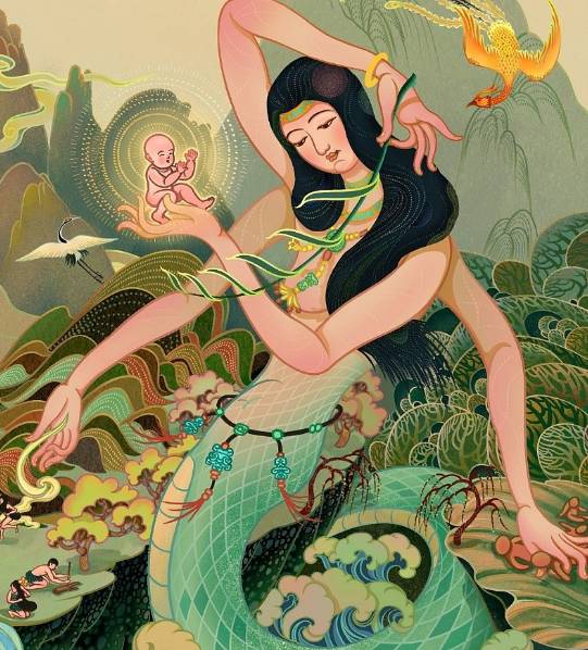 女娲历史图片
