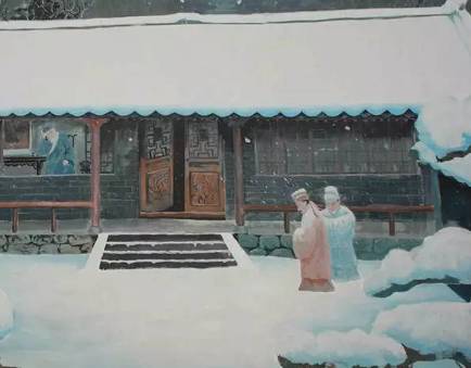 程门立雪历史图片