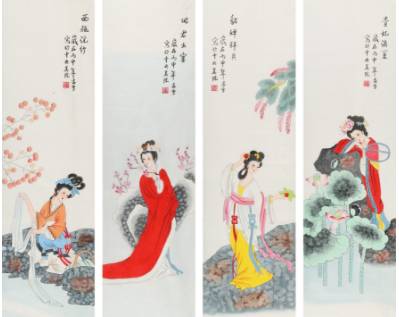 中国古代四大美女历史图片