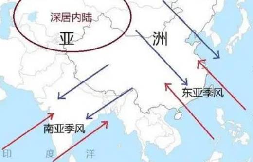 最典型的季风区在什么地方？特点是什么样的？历史图片