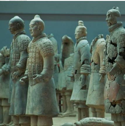 兵马俑历史图片