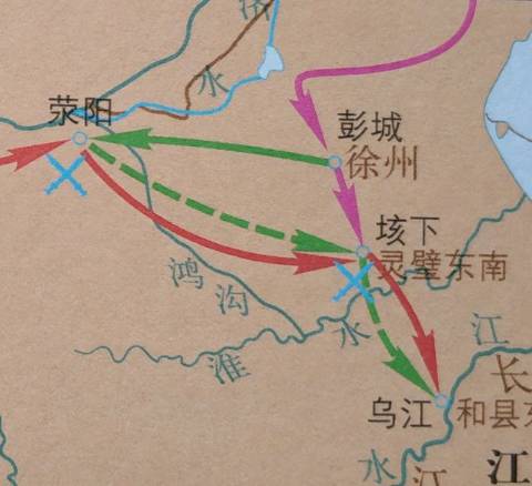 彭城之战历史图片