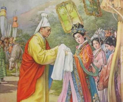 文成公主历史图片