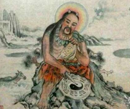伏羲画卦历史图片