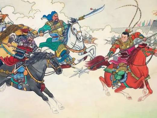 三英战吕布历史图片