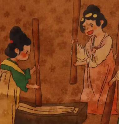 捣练图历史图片