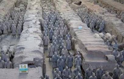 兵马俑历史图片