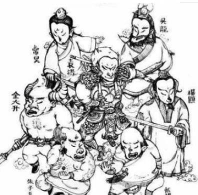 梅山六兄弟历史图片