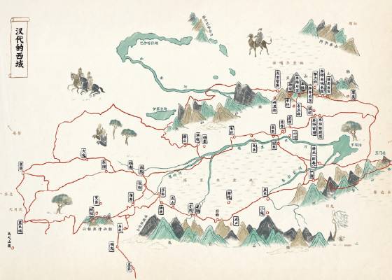 丝绸之路历史图片