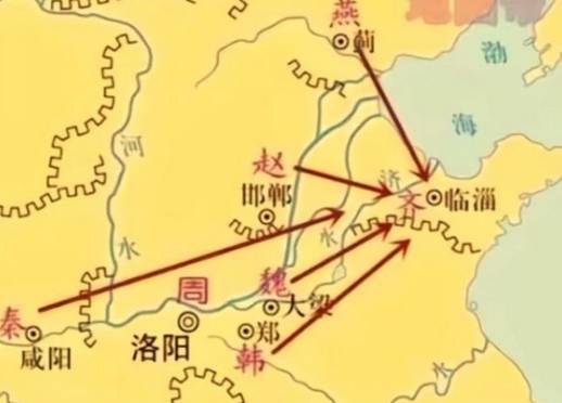 五国攻齐历史图片
