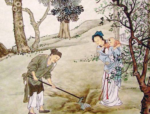郭巨埋儿历史图片