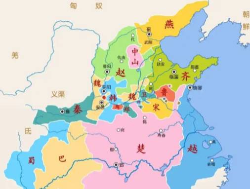 春秋战国历史图片