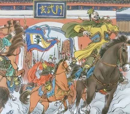玄武门之变历史图片