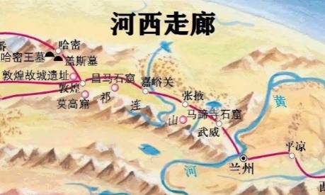 河西走廊历史图片