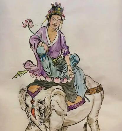 普贤真人历史图片