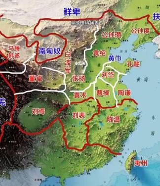 军阀割据历史图片