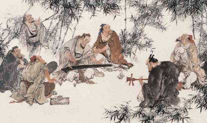 竹林七贤历史图片