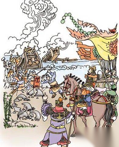 破釜沉舟背水一战历史图片