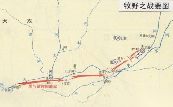 牧野之战历史图片