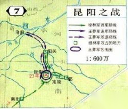 昆阳之战历史图片