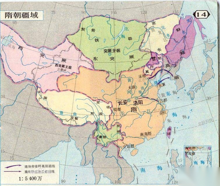 隋朝灭亡历史图片
