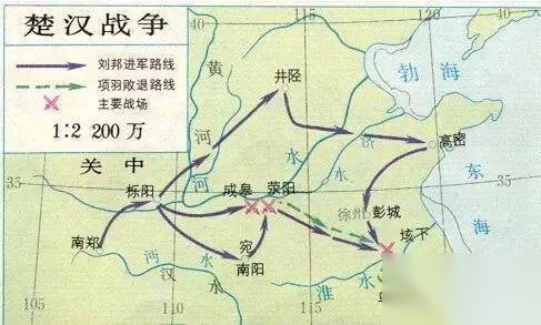楚汉之争历史图片