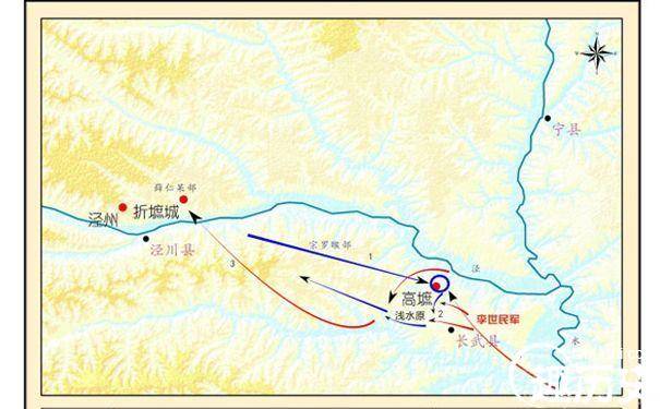 唐初的浅水原之战历史图片