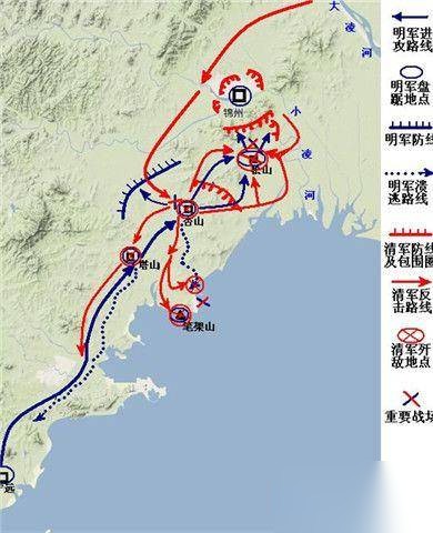 松锦大战历史图片