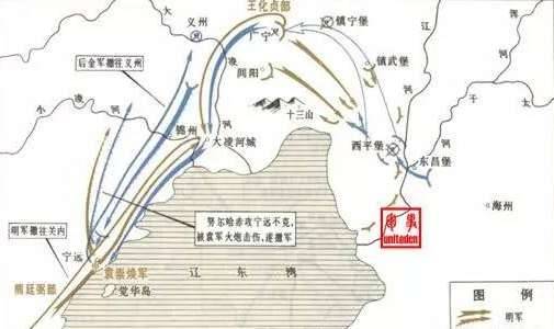 大凌河之战历史图片