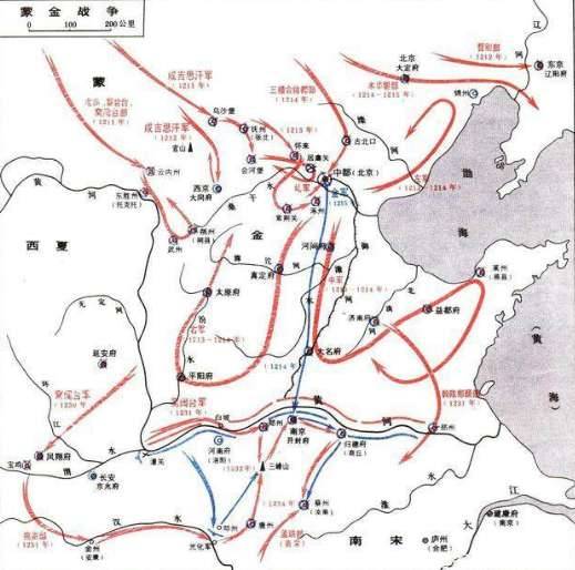 蒙金战争历史图片