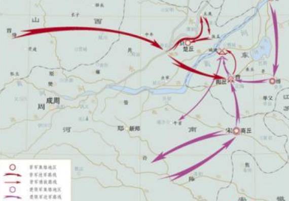 晋楚争霸历史图片