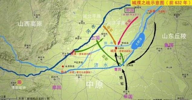 城濮之战历史图片
