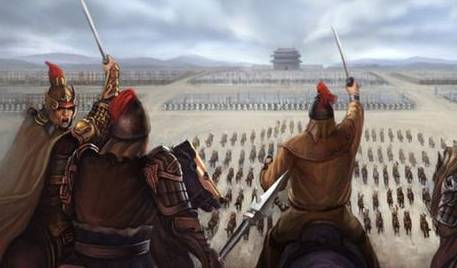 淝水大战历史图片
